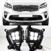 Дневные ходовые огни LED для Kia Sorento белого цвета