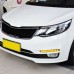 Дневные ходовые огни для Kia Rio белого цвета из ABS