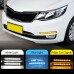 Дневные ходовые огни Kia Rio K2, белый ABS светодиодный
