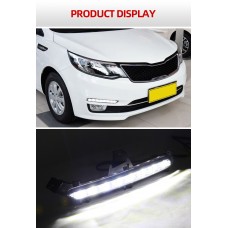 Дневные Ходовые Огни Kia Rio K2, Белый ABS, до 2020 года, Автомобильные Аксессуары
