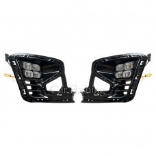 Противотуманная фара Kia Rio 2000-2004 из ABS с LED, мощность 8Вт, влагозащита IP67
