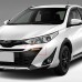 Фары дневного света Toyota Yaris белого цвета из АБС с 