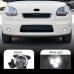 Противотуманные фары Kia Soul белого цвета из АБС и све
