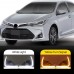 Светодиодные ДХО для Toyota Corolla X, фонари с желтыми

