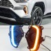 Светодиодные дневные огни DRL для Toyota RAV4 желтого ц