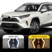 Светодиодный дневной ходовой свет Toyota RAV4 белый DRL
