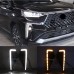 Дневные ходовые огни Toyota Veloz белого цвета с динами