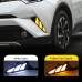 Дневные ходовые огни Toyota C-HR желтого цвета LED DRL