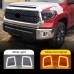 Дневные ходовые огни Toyota Tundra желтые светодиодные