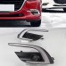 DRL для Mazda 3 Axela, белые светодиодные ходовые огни
