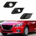 Крышка противотуманной фары Mazda 3 Axela белая Абс + с