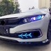 Светодиодные ДХО для Honda Civic с движущимся сигналом,