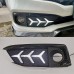Светодиодные ДХО для Honda Civic с движущимся сигналом,