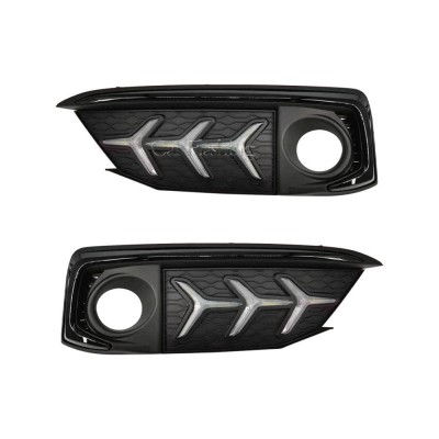 Светодиодные ДХО для Honda Civic с движущимся сигналом,
