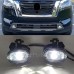 Противотуманные фары Nissan Pathfinder белого цвета с L