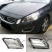 Фара Volvo S60 V60 белая ABS с LED-подсветкой