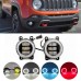 Противотуманные фары с LED дневными огнями для Jeep Ren