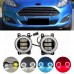 Противотуманные фары Angel Eye для Ford Fiesta, белый с
