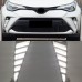 Противотуманные фары для Toyota C-HR с желтым сигналом 