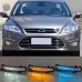 Дневные ходовые огни Ford Fusion Mondeo DRL желтый свет