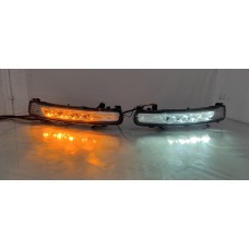 Дневные Ходовые Огни Ford Fusion Mondeo Drl Желтый Светодиод (Динамическая модель белый и желтый)