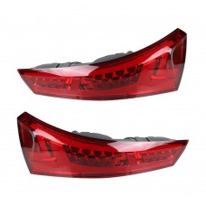 Задние Фары Chevrolet Captiva Красного Цвета из Abs с Led-подсветкой (Red Cover)