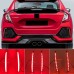 Задний противотуманный фонарь Honda Civic красного цвет