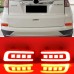 Задние бамперные отражатели для Honda CR-V красного цве