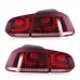 Задний фонарь Volkswagen Golf 6 mk6 R20 2008-2013 красн