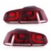 Задний фонарь Volkswagen Golf 6 mk6 R20 2008-2013 красн