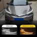 Светодиодная фара DRL для Toyota Corolla с потоковым ди