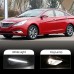 Дневные огни Hyundai Sonata белого цвета, 2 шт.