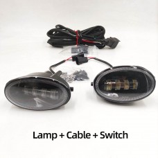 Противотуманные Фары Drl для Honda Accord, Civic, Jazz, Fit - Белый Абс + Светодиод (Переключатель кабеля лампы)