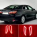 Светодиодный задний бампер для Toyota Camry красного цв
