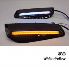Дневные Ходовые Огни Led для Nissan Altima Teana Белого Цвета (Модель B белый и желтый)