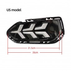 Светодиодные Дневные Ходовые Огни для Honda Jazz Fit с Желтыми Поворотными Огнями (Азиатская Модель B)