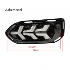 Светодиодные Дневные Ходовые Огни для Honda Jazz Fit с Желтыми Поворотными Огнями (Модель США B)