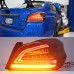 Задний фонарь Subaru WRX красного цвета из ABS с LED-си