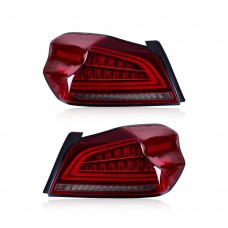 Задний Фонарь Subaru Wrx Красного Цвета из Abs с Led-сигналами