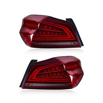 Задний фонарь Subaru WRX красного цвета из ABS с LED-си