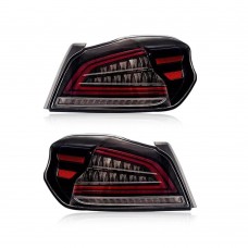 Задний Фонарь Subaru Wrx Красного Цвета из Abs с Led-сигналами (Прозрачная крышка)