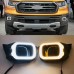 Светодиодные дневные ходовые огни Ford Ranger с желтым 