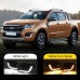 Светодиодные дневные огни для Ford Ranger DRL Белый Абс
