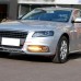 Дневные ходовые огни Audi A4 B8 белого цвета из АБС+све
