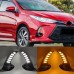 Дневные ходовые огни Toyota Yaris Vios динамического же
