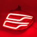 Задний фонарь Chevrolet Cruze красного цвета из ABS и с