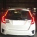 Задний фонарь Honda Jazz Fit красный светодиодный DRL