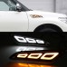 Боковая лампа для Infiniti QX80, белый светодиодный DRL