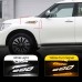 Боковая лампа для Infiniti QX80, белый светодиодный DRL
