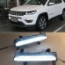 Дневные ходовые огни для Jeep Compass желтого цвета